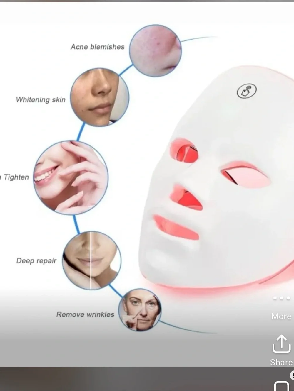 Science and Technology Cosmetology LED Light Facial Beauty Instrument - Picture 6 of 9